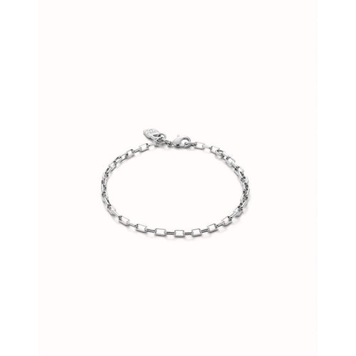 Hazte Bracelet with Medium Links Plated in Sterling Silver - PUL2500MTL-UNO de 50-Renee Taylor Gallery