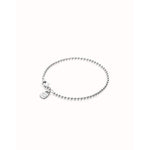 Hazte Bracelet with Beads Plated in Sterling Silver - PUL2502MTL-UNO de 50-Renee Taylor Gallery