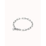 Hazte Bracelet with Large Links Plated in Sterling Silver - PUL2503MTL-UNO de 50-Renee Taylor Gallery