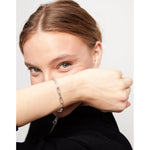Hazte Bracelet with Large Links Plated in Sterling Silver - PUL2503MTL-UNO de 50-Renee Taylor Gallery