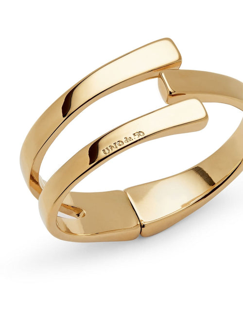 18k Gold Plated Ser Original Gold Bangle Bracelet - PUL2507ORO0000-UNO de 50-Renee Taylor Gallery