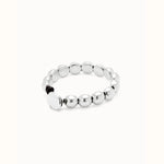 Bracelet With Small Round Sterling Silver Plated Beads - PUL2519MTL-UNO de 50-Renee Taylor Gallery