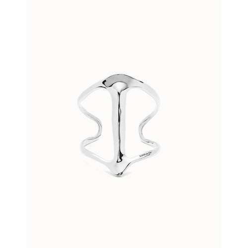 Ser Majestuosa Silver Cuff Bracelet with Manta Ray Structure - PUL2552MTL0000-UNO de 50-Renee Taylor Gallery