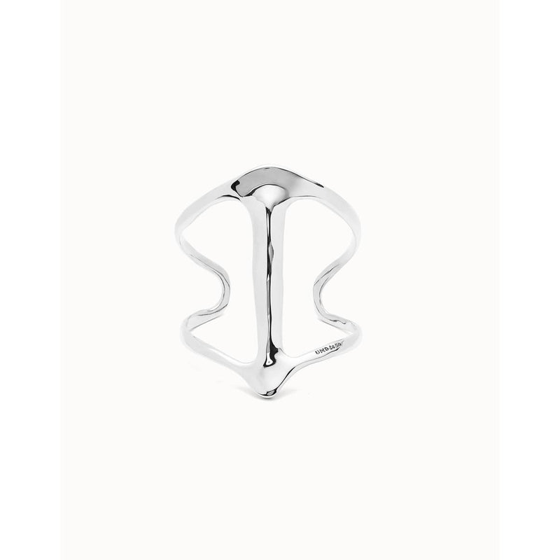 Ser Majestuosa Silver Cuff Bracelet with Manta Ray Structure - PUL2552MTL0000-UNO de 50-Renee Taylor Gallery