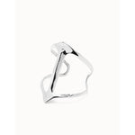Ser Majestuosa Silver Cuff Bracelet with Manta Ray Structure - PUL2552MTL0000-UNO de 50-Renee Taylor Gallery