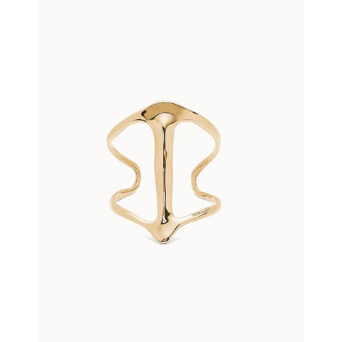 Ser Majestuosa Gold Cuff Bracelet with Manta Ray Structure - PUL2552ORO0000-UNO de 50-Renee Taylor Gallery