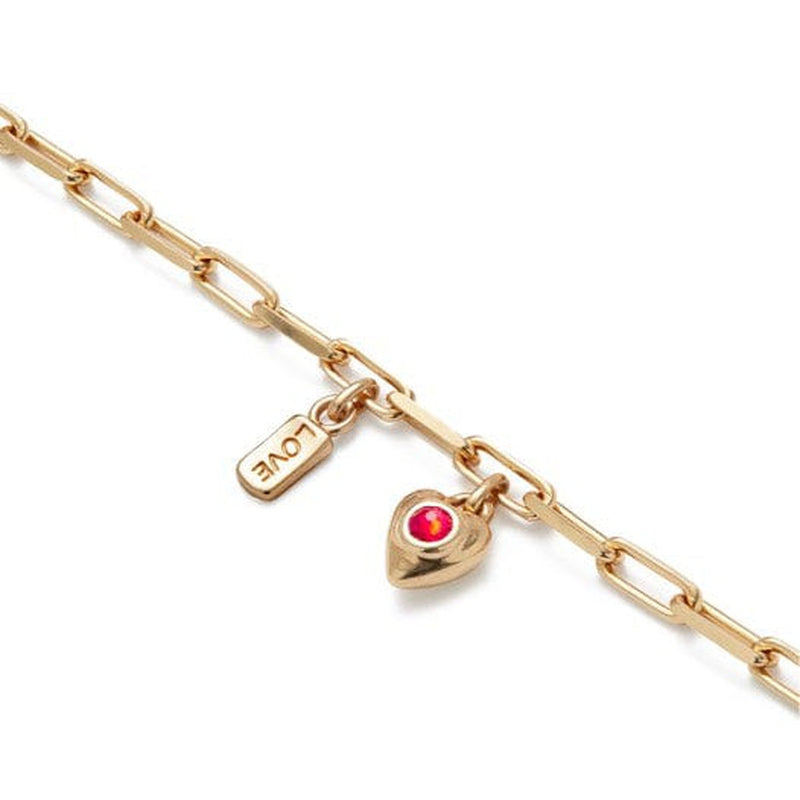 Ser Unico 18K Gold Plated Bracelet - PUL2567ROJORO-UNO de 50-Renee Taylor Gallery
