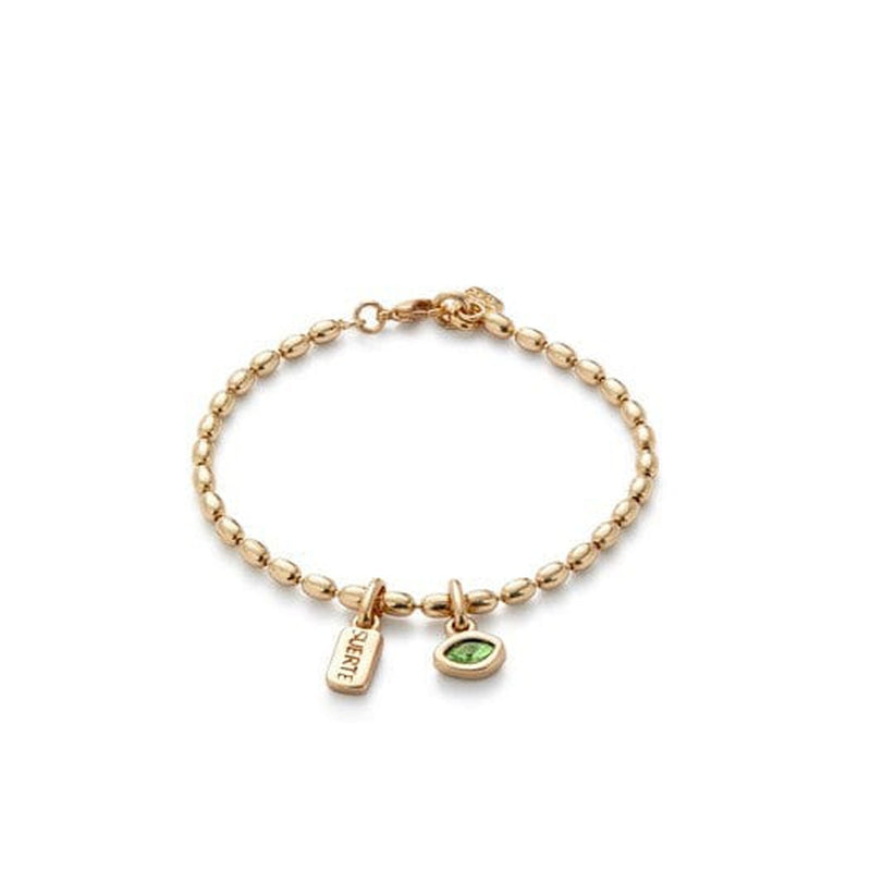 Ser Unico 18K Gold Plated Bracelet - PUL2569VRDORO-UNO de 50-Renee Taylor Gallery