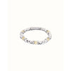 Ser Imparable Beaded Bracelet with Silver and Ivory Beads - PUL2585MFLMTL0-UNO de 50-Renee Taylor Gallery