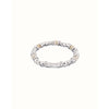Ser Imparable Beaded Bracelet with Silver and Ivory Beads - PUL2585MFLMTL0-UNO de 50-Renee Taylor Gallery