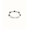 Ser Imparable Beaded Bracelet with Silver and Black Murano Glass Beads - PUL2585NGRMTL0-UNO de 50-Renee Taylor Gallery