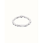 Ser Imparable Silver Beaded Stretch bracelet with a Skull - PUL2589NGRMTL0-UNO de 50-Renee Taylor Gallery