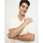 Ser Imparable Silver Stretch Beaded bracelet - PUL2591MTL0000-UNO de 50-Renee Taylor Gallery