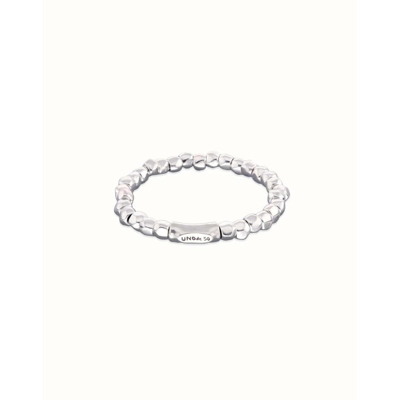 Ser Imparable Silver Stretch Beaded bracelet - PUL2591MTL0000-UNO de 50-Renee Taylor Gallery