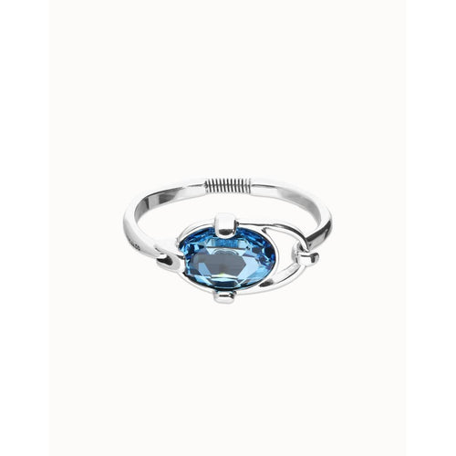 Ser Deslumbrante Faceted Blue Crystal Silver Plated Bracelet - PUL2593AZUMTL0-UNO de 50-Renee Taylor Gallery