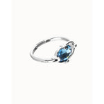 Ser Deslumbrante Faceted Blue Crystal Silver Plated Bracelet - PUL2593AZUMTL0-UNO de 50-Renee Taylor Gallery