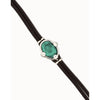 Ser Deslumbrante Green Oval Faceted Crystal Silver Plated Bracelet - PUL2594VRDMTL0M-UNO de 50-Renee Taylor Gallery