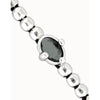 Ser Deslumbrante Oval Faceted Black Crystal Silver Plated Beaded Bracelet - PUL2595NGRMTL0M-UNO de 50-Renee Taylor Gallery