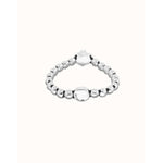 Ser Deslumbrante Pink Oval Faceted Crystal Silver Plated Bracelet - PUL2595RSAMTL0M-UNO de 50-Renee Taylor Gallery