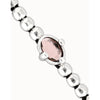 Ser Deslumbrante Pink Oval Faceted Crystal Silver Plated Bracelet - PUL2595RSAMTL0M-UNO de 50-Renee Taylor Gallery