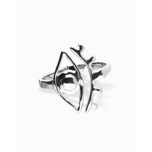 Ser Intuitiva Bangle Bracelet with a Striking Central Eye - PUL2598MTL0000-UNO de 50-Renee Taylor Gallery