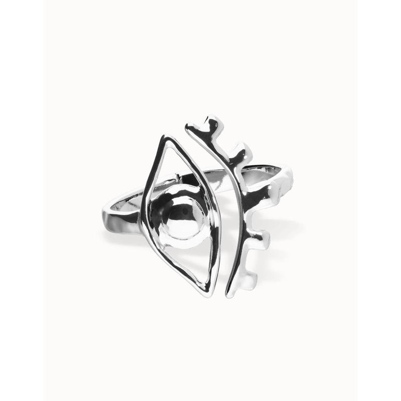 Ser Intuitiva Bangle Bracelet with a Striking Central Eye - PUL2598MTL0000-UNO de 50-Renee Taylor Gallery