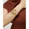 Bangle Bracelet with a Striking Central Eye - PUL2598ORO-UNO de 50-Renee Taylor Gallery