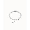 Ser Intuitiva Silver Two-Strand Beaded Bracelet with an Azul Eye-Shaped Charm - PUL2599AZUMTL0M-UNO de 50-Renee Taylor Gallery