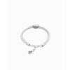 Ser Intuitiva Silver Two-Strand Beaded Bracelet with an Verde Eye-Shaped Charm - PUL2599VRDMTL0M-UNO de 50-Renee Taylor Gallery