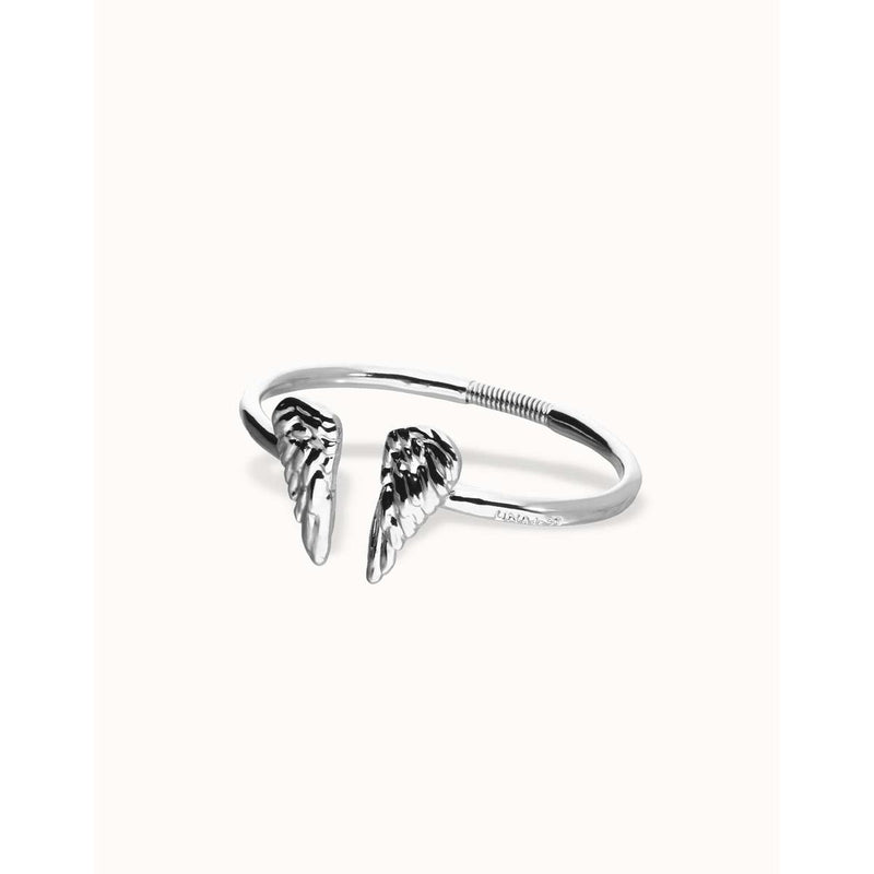 Ser Invencible Cuff Bracelet with Wing Detail - PUL2602MTL-UNO de 50-Renee Taylor Gallery