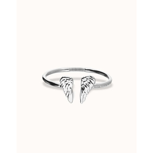 Ser Invencible Cuff Bracelet with Wing Detail - PUL2602MTL-UNO de 50-Renee Taylor Gallery