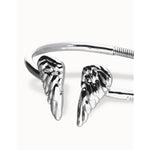 Ser Invencible Cuff Bracelet with Wing Detail - PUL2602MTL-UNO de 50-Renee Taylor Gallery