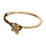 Gold and Leather Flutter Bracelet - PUL2614MARORO-UNO de 50-Renee Taylor Gallery