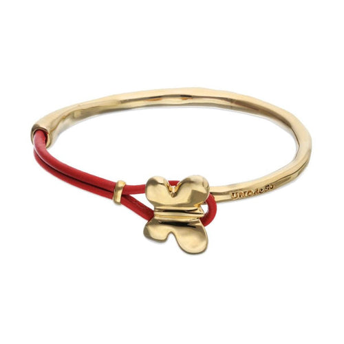 Gold and Red Flutter Bracelet - PUL2614ROJORO-UNO de 50-Renee Taylor Gallery