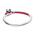 Silver and Pink Flutter Bracelet - PUL2614RSAMTL-UNO de 50-Renee Taylor Gallery