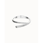 Roots Rigid Bracelet Plated in Sterling Silver with Intertwined Organic Shapes - PUL2630MTL-UNO de 50-Renee Taylor Gallery