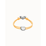 Orange Elastic Thread Bracelet with Silver Heart - PUL2641NRJMTL-UNO de 50-Renee Taylor Gallery