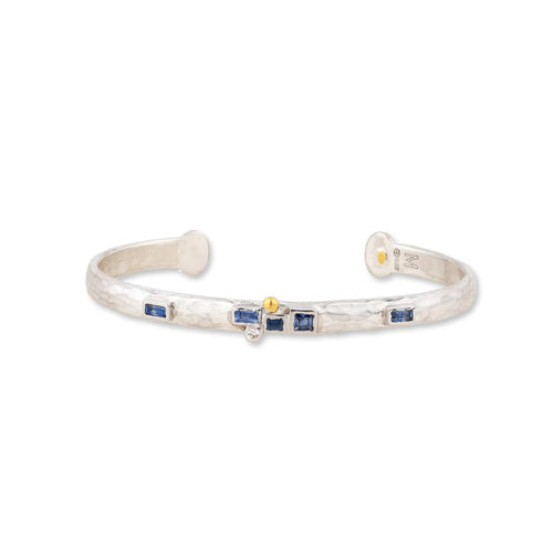 Prismic Cluster Bracelet, Blues with Sapphire by Lika Behar
