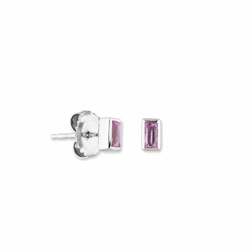 Prismic Stud Earrings with Sapphire by Lika Behar