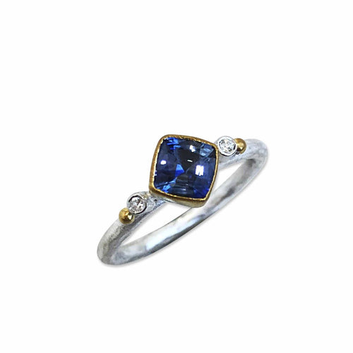 Prismic Ring with Sapphire by Lika Behar