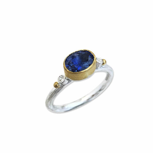 Prismic Ring with Sapphire by Lika Behar