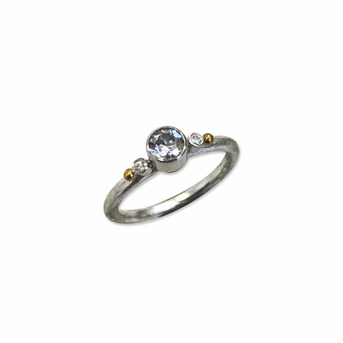 Prismic Ring with Sapphire by Lika Behar