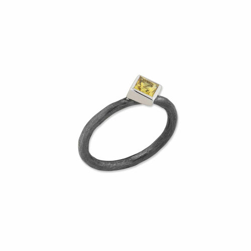 Prismic Ring with Sapphire by Lika Behar