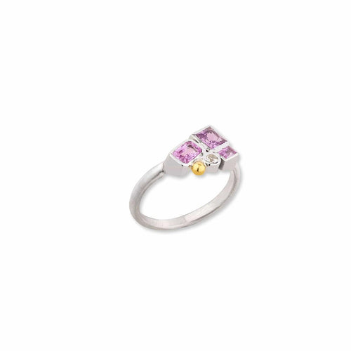 Prismic Cluster Ring with Sapphire by Lika Behar