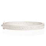 Pavé Row Hinge Bangle - PZB0853B-Freida Rothman-Renee Taylor Gallery