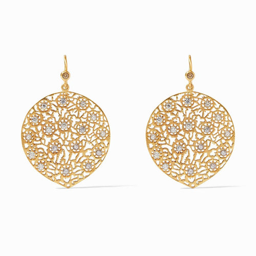 Peacock Cubic Zirconia Earrings-Julie Vos-Renee Taylor Gallery