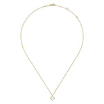 14K Yellow Gold Clover Pendant Necklace – NK6399Y4JJJ-Gabriel & Co.-Renee Taylor Gallery