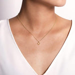 14K Yellow Gold Clover Pendant Necklace – NK6399Y4JJJ-Gabriel & Co.-Renee Taylor Gallery