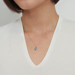 14K Yellow Gold Blue Topaz Pendant Necklace – NK7672Y4JBT-Gabriel & Co.-Renee Taylor Gallery