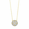 Petals and Pavé Small Pendant Necklace - AHPYZN04-16E-Freida Rothman-Renee Taylor Gallery